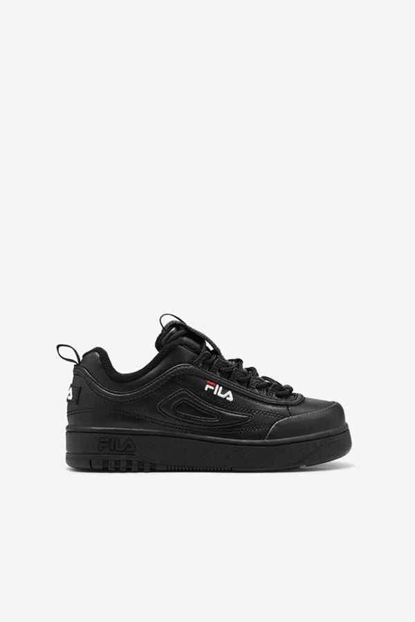 Zapatillas Fila Niños Negras / Rojas / Blancas - Disruptor 2 X Fx-100 Luxe - España 897604HJM